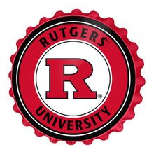 Load image into Gallery viewer, Rutgers Scarlet Knights: Bottle Cap Wall Sign - The Fan-Brand