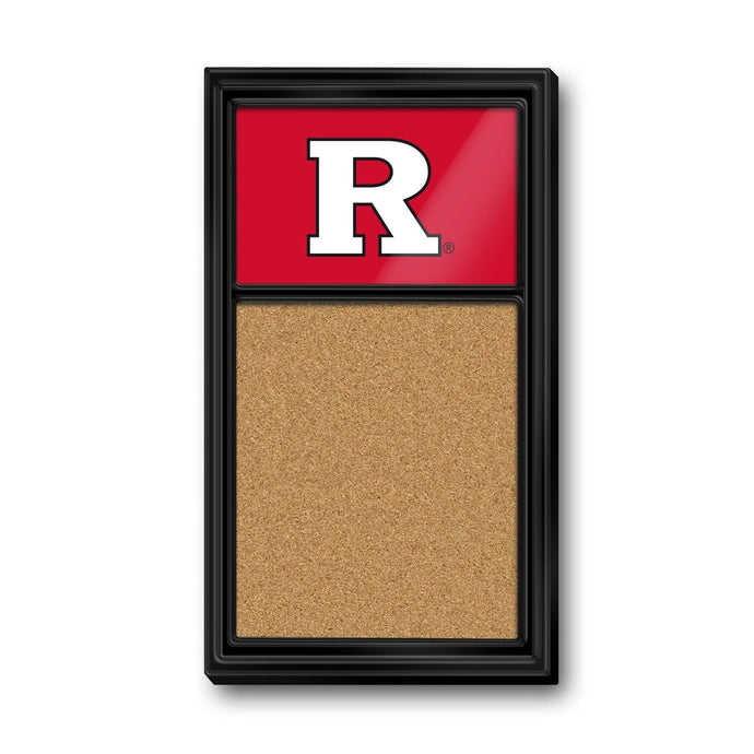 Rutgers Scarlet Knights: Cork Note Board - The Fan-Brand