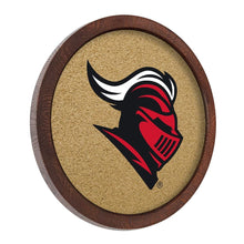 Load image into Gallery viewer, Rutgers Scarlet Knights: Knight - &quot;Faux&quot; Barrel Framed Cork Board - The Fan-Brand