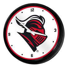 Load image into Gallery viewer, Rutgers Scarlet Knights: Knight - Retro Lighted Wall Clock - The Fan-Brand