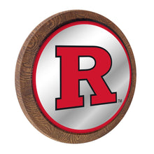 Load image into Gallery viewer, Rutgers Scarlet Knights: Mirrored Barrel Top Mirrored Wall Sign - The Fan-Brand