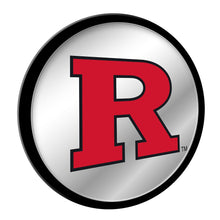 Load image into Gallery viewer, Rutgers Scarlet Knights: Modern Disc Mirrored Wall Sign - The Fan-Brand
