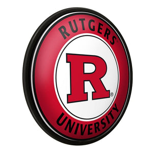 Rutgers Scarlet Knights: Modern Disc Wall Sign - The Fan-Brand