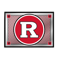 Load image into Gallery viewer, Rutgers Scarlet Knights: Team Spirit - Framed Mirrored Wall Sign - The Fan-Brand