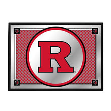 Load image into Gallery viewer, Rutgers Scarlet Knights: Team Spirit - Framed Mirrored Wall Sign - The Fan-Brand