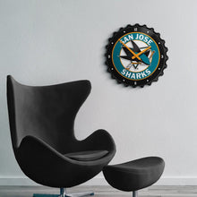 Load image into Gallery viewer, San Jose Sharks: Bottle Cap Wall Clock - The Fan-Brand