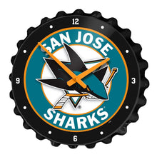 Load image into Gallery viewer, San Jose Sharks: Bottle Cap Wall Clock - The Fan-Brand