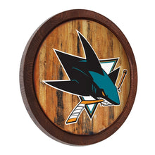 Load image into Gallery viewer, San Jose Sharks: &quot;Faux&quot; Barrel Top Sign - The Fan-Brand