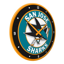 Load image into Gallery viewer, San Jose Sharks: Modern Disc Wall Clock - The Fan-Brand