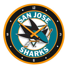 Load image into Gallery viewer, San Jose Sharks: Modern Disc Wall Clock - The Fan-Brand