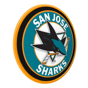 San Jose Sharks: Modern Disc Wall Sign - The Fan-Brand
