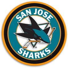 Load image into Gallery viewer, San Jose Sharks: Modern Disc Wall Sign - The Fan-Brand