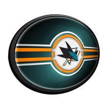 Load image into Gallery viewer, San Jose Sharks: Oval Slimline Lighted Wall Sign - The Fan-Brand