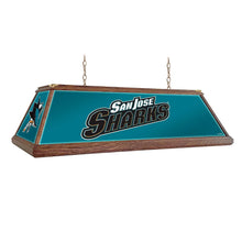 Load image into Gallery viewer, San Jose Sharks: Premium Wood Pool Table Light - The Fan-Brand