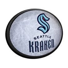 Load image into Gallery viewer, Seattle Kraken: Ice Rink - Oval Slimline Lighted Wall Sign - The Fan-Brand