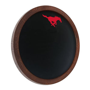 SMU Mustangs: Chalk "Faux" Barrel Top Sign - The Fan-Brand