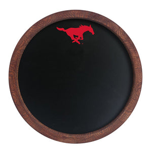 SMU Mustangs: Chalk "Faux" Barrel Top Sign - The Fan-Brand