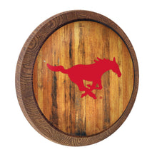 Load image into Gallery viewer, SMU Mustangs: &quot;Faux&quot; Barrel Top Sign - The Fan-Brand