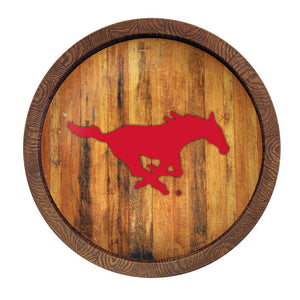 SMU Mustangs: "Faux" Barrel Top Sign - The Fan-Brand