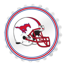 Load image into Gallery viewer, SMU Mustangs: Helmet - Bottle Cap Wall Sign - The Fan-Brand