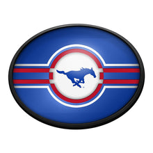 Load image into Gallery viewer, SMU Mustangs: Oval Slimline Lighted Wall Sign - The Fan-Brand