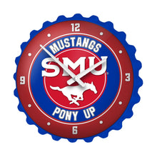 Load image into Gallery viewer, SMU Mustangs: PONY UP - Bottle Cap Wall Clock - The Fan-Brand