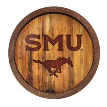 Load image into Gallery viewer, SMU Mustangs: SMU - Branded &quot;Faux&quot; Barrel Top Sign - The Fan-Brand