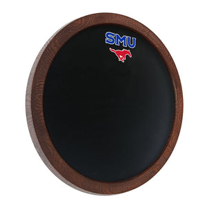 SMU Mustangs: SMU - Chalk "Faux" Barrel Top Sign - The Fan-Brand