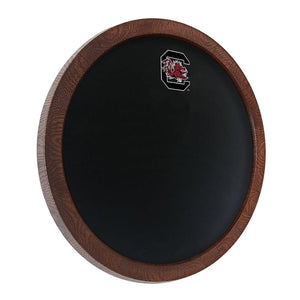 South Carolina Gamecocks: Chalkboard "Faux" Barrel Top Sign - The Fan-Brand