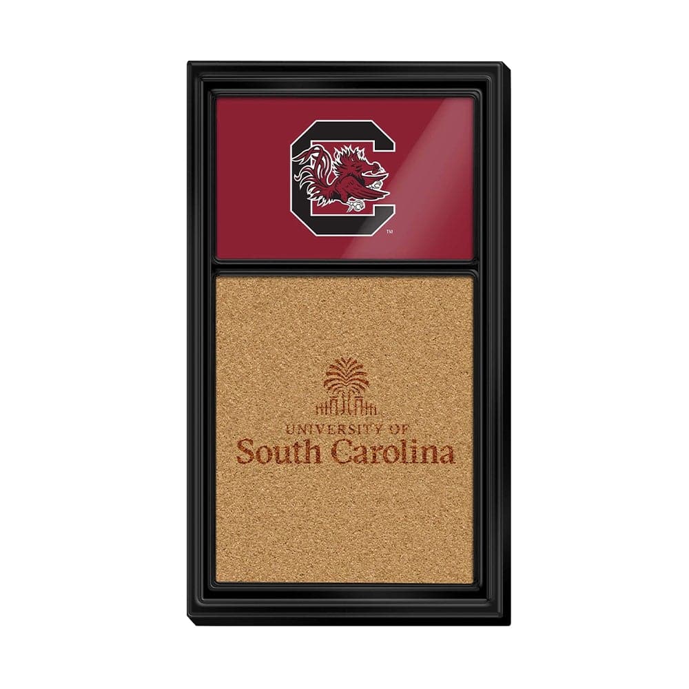 South Carolina Gamecocks: Dual Logos - Cork Note Board - The Fan-Brand