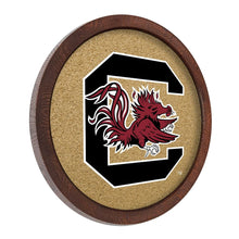 Load image into Gallery viewer, South Carolina Gamecocks: &quot;Faux&quot; Barrel Framed Cork Board - The Fan-Brand
