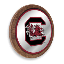 Load image into Gallery viewer, South Carolina Gamecocks: &quot;Faux&quot; Barrel Top Mirrored Wall Sign - The Fan-Brand