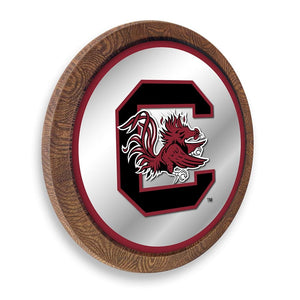 South Carolina Gamecocks: "Faux" Barrel Top Mirrored Wall Sign - The Fan-Brand