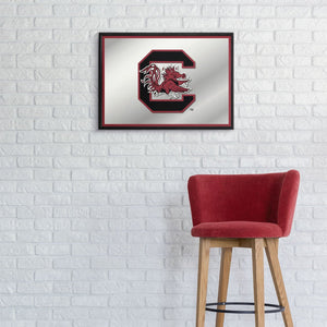 South Carolina Gamecocks: Framed Mirrored Wall Sign - The Fan-Brand