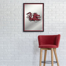 Load image into Gallery viewer, South Carolina Gamecocks: Mascot - Framed Mirrored Wall Sign - The Fan-Brand