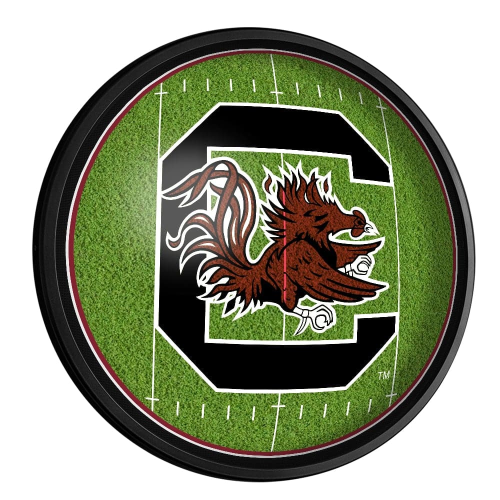 South Carolina Gamecocks: On the 50 - Slimline Lighted Wall Sign - The Fan-Brand