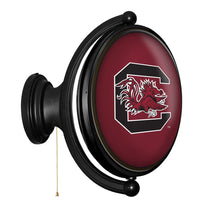 Load image into Gallery viewer, South Carolina Gamecocks: Original Oval Rotating Lighted Wall Sign - The Fan-Brand