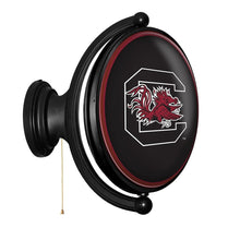 Load image into Gallery viewer, South Carolina Gamecocks: Original Oval Rotating Lighted Wall Sign - The Fan-Brand