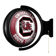 Load image into Gallery viewer, South Carolina Gamecocks: Original Round Lighted Rotating Wall Sign - The Fan-Brand
