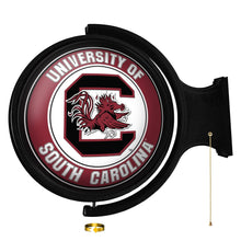 Load image into Gallery viewer, South Carolina Gamecocks: Original Round Lighted Rotating Wall Sign - The Fan-Brand
