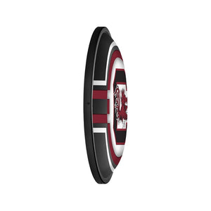 South Carolina Gamecocks: Oval Slimline Lighted Wall Sign - The Fan-Brand