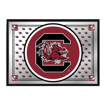 Load image into Gallery viewer, South Carolina Gamecocks: Team Spirit - Framed Mirrored Wall Sign - The Fan-Brand