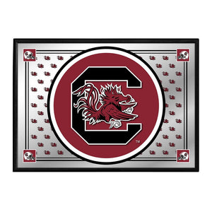 South Carolina Gamecocks: Team Spirit - Framed Mirrored Wall Sign - The Fan-Brand