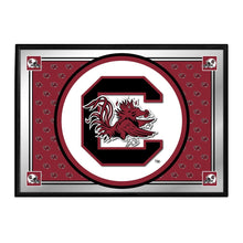 Load image into Gallery viewer, South Carolina Gamecocks: Team Spirit - Framed Mirrored Wall Sign - The Fan-Brand