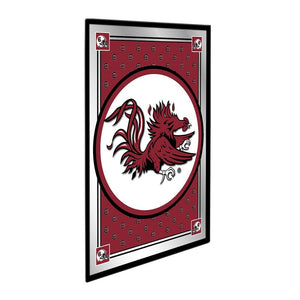 South Carolina Gamecocks: Team Spirit, Mascot - Framed Mirrored Wall Sign - The Fan-Brand