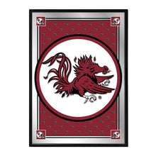 Load image into Gallery viewer, South Carolina Gamecocks: Team Spirit, Mascot - Framed Mirrored Wall Sign - The Fan-Brand