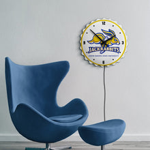 Load image into Gallery viewer, South Dakota State Jackrabbits: Bottle Cap Lighted Wall Clock - The Fan-Brand