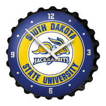 Load image into Gallery viewer, South Dakota State Jackrabbits: Bottle Cap Wall Clock - The Fan-Brand