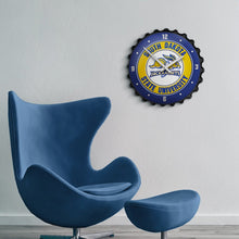 Load image into Gallery viewer, South Dakota State Jackrabbits: Bottle Cap Wall Clock - The Fan-Brand