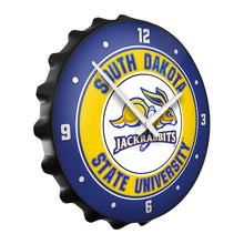 Load image into Gallery viewer, South Dakota State Jackrabbits: Bottle Cap Wall Clock - The Fan-Brand